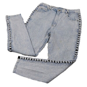 Wear Your Body Daily Jeans 80's Five Pocket High Rise Stonewash Tapered Leg Jean